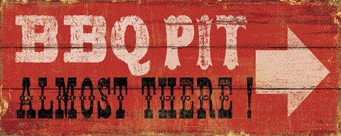 Framed BBQ Pit Print
