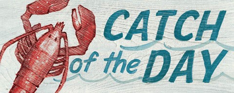 Framed Catch of the Day Print