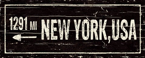 Framed Destination Signs II Print