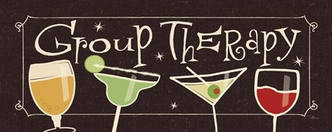 Framed Group Therapy II Print