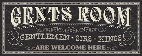 Framed Ladies and Gents II Print