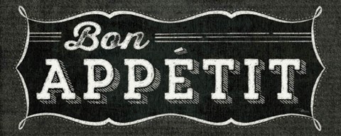 Framed La Cuisine Chalk I Print