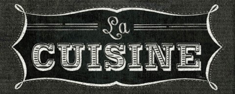 Framed La Cuisine Chalk II Print