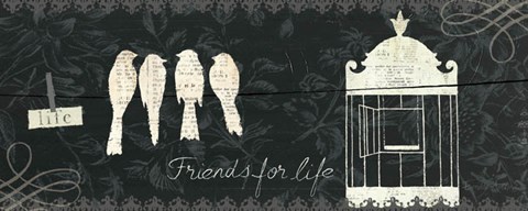 Framed Love Paris Panel IV Print