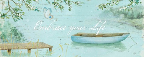 Framed Serene Moments V Print