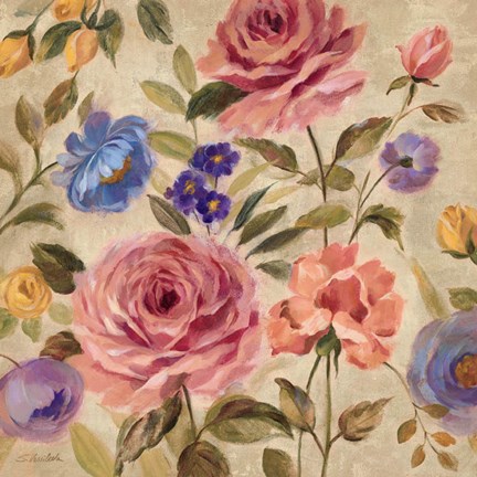 Framed Pose Garden Print