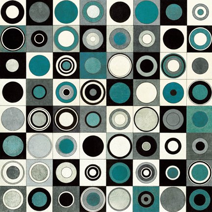 Framed Carnaby Street Blue Print