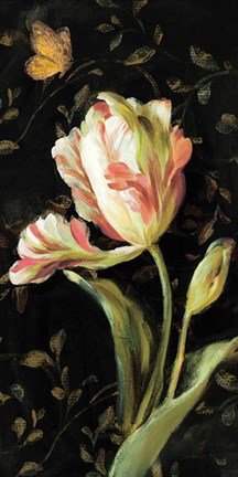 Framed Jardin Paris Florals II Print