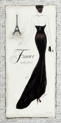 Framed Elegance I Print