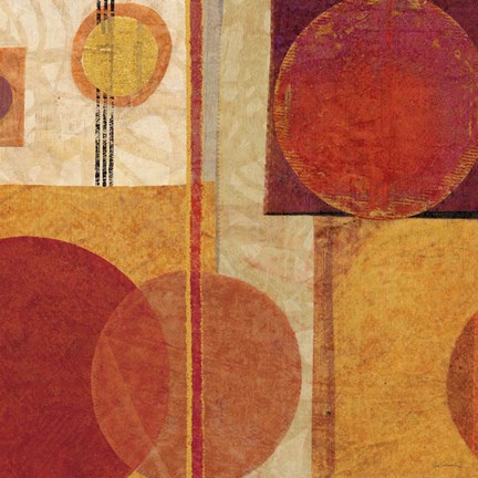 Framed Geo Tea I Print