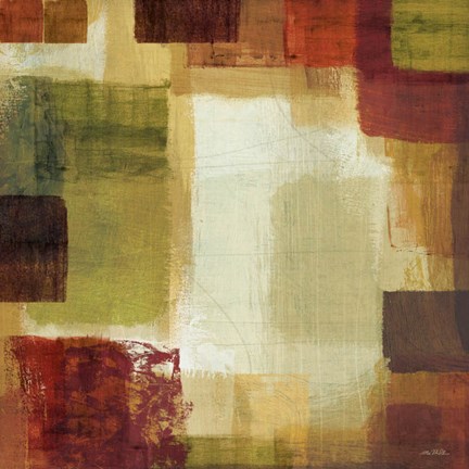 Framed Earth and Fire II Print