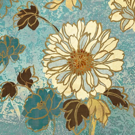 Framed Sophias Flowers II Print