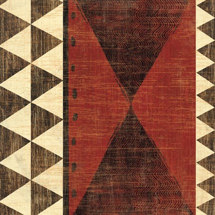 Framed Patterns of the Savanna II Print