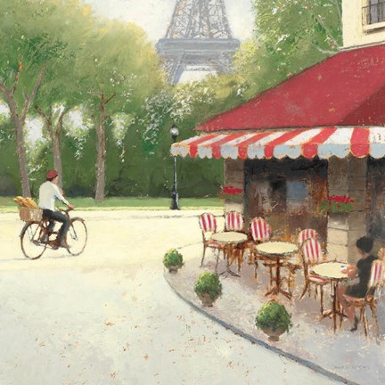 Framed Cafe du Matin III Print