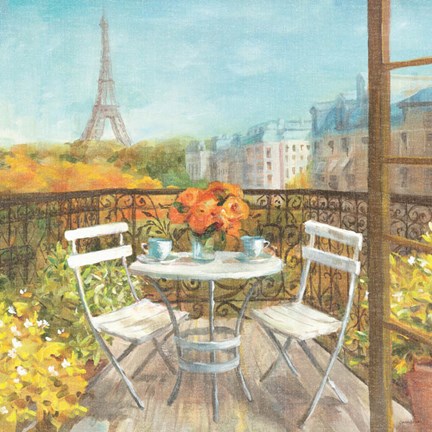 Framed September in Paris Print