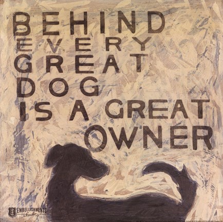Framed Great Dog Print