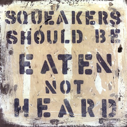 Framed Squeakers Print