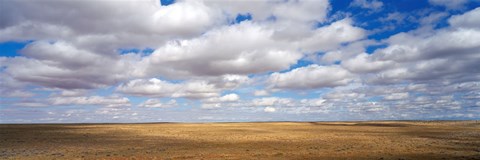 Framed Clouds over open rangeland, Texas, USA Print