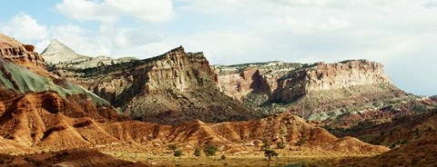 Framed Rock Formations, Capitol Reef National Park, Utah Print