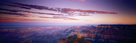 Framed Point Imperial at sunset, Grand Canyon, Arizona, USA Print