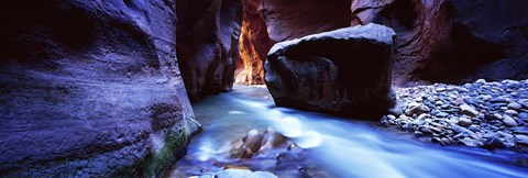 Framed Virgin River at Zion National Park, Utah, USA Print