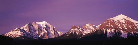 Framed Mt Temple Banff Provincial Park Canada Print