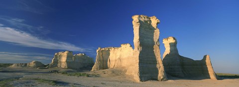Framed Monument Rocks, Gove County, Kansas Print
