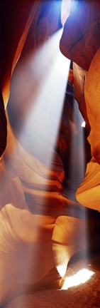 Framed Sun Throuh the Rocks, Antelope Canyon, Arizona Print