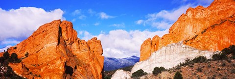 Framed Rock formations, Garden of The Gods, Colorado Springs, Colorado, USA Print