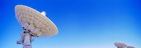 Framed Radio telescope satellite dishes of the Very Large Array on the Plains of San Agustin, Socorro, New Mexico, USA Print
