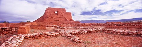 Framed Ruins of the Mission, Pecos National Historical Park, Pecos, New Mexico, USA Print