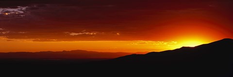 Framed Great Sand Dunes National Park and Preserve at sunset, Colorado, USA Print