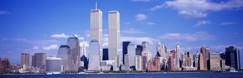 Framed USA, New York City, with World Trade Center Print