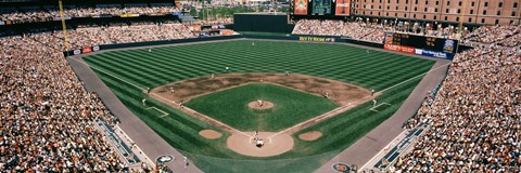 Framed Camden Yards Baseball Field Baltimore MD Print