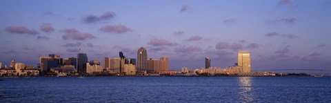 Framed Sunset, San Diego, California, USA Print