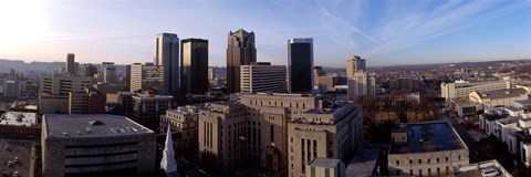 Framed Buildings in a city, Birmingham, Jefferson county, Alabama, USA Print