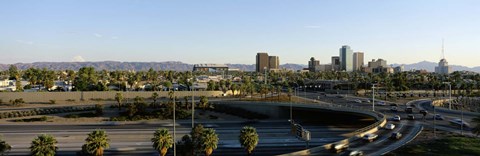 Framed Traffic moving on the road, Phoenix, Arizona, USA Print