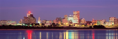 Framed Dusk, Memphis, Tennessee, USA Print