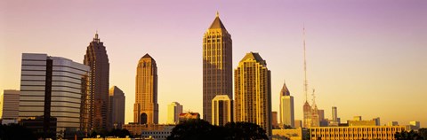 Framed Sunrise, Atlanta, Georgia, USA Print