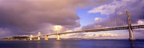 Framed Oakland Bay Bridge San Francisco California USA Print