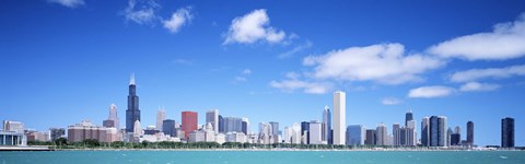 Framed Skyline, Chicago, Illinois, USA Print