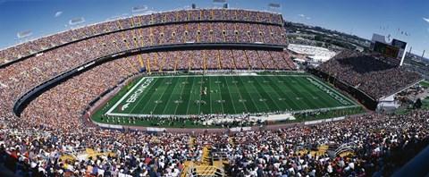 Framed Sold Out Crowd at Mile High Stadium Print