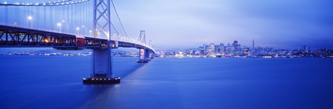 Framed Bay Bridge San Francisco CA Print