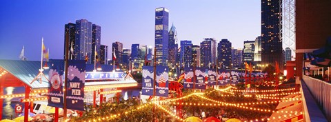 Framed Navy Pier Chicago IL Print