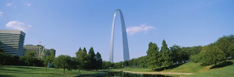 Framed Low angle view of a monument, St. Louis, Missouri, USA Print
