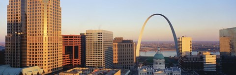 Framed St. Louis skyline Print