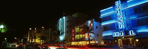 Framed Art Deco Architecture Miami Beach FL Print