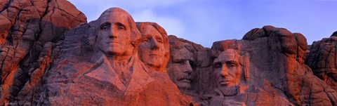 Framed Mt Rushmore National Monument, Rapid City, South Dakota Print