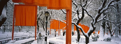 Framed Gates Project in Snow Print