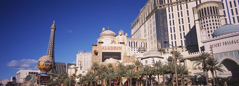 Framed Hotel in a city, Aladdin Resort And Casino, The Strip, Las Vegas, Nevada, USA Print